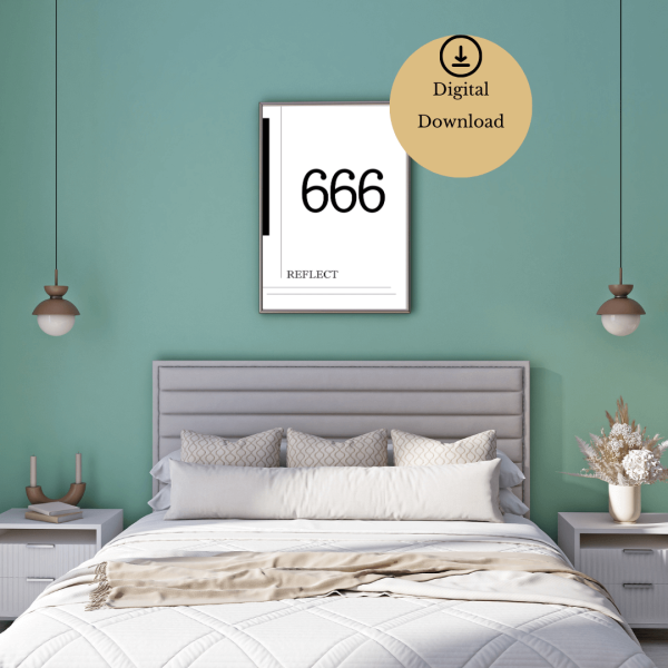 Angel Number 666 Poster