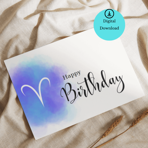 AriesSign Birthday Card