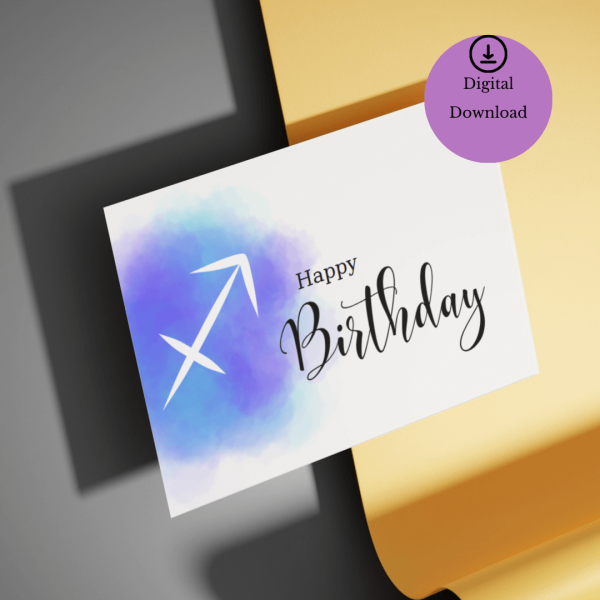 SagittariusSign_BirthdayCard