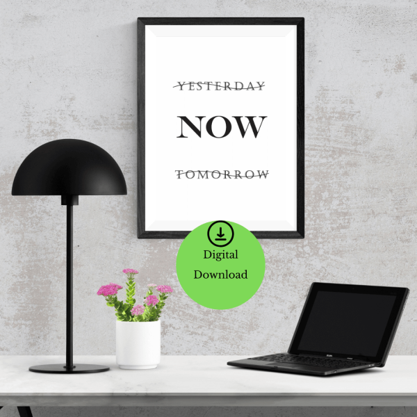 Yesterday, Now, Tomorrow - Digital Poster