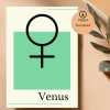 Venus A4 Printable Poster 3