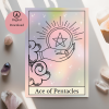 Ace of Pentacles Tarot Card Printable A4 Poster